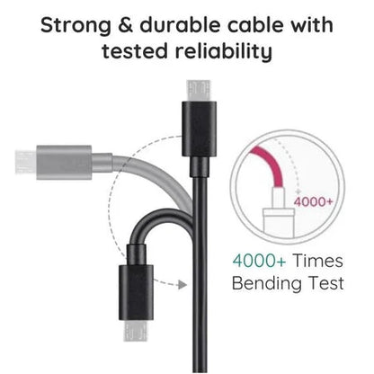 Micro USB Charging Cable 10ft with Data Transfer and File Sync