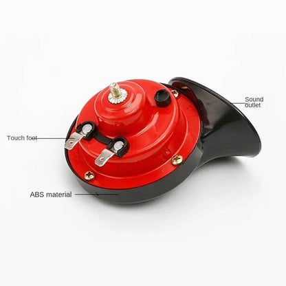 12V Dual Tone Train Horn with 300 Decibel Output and Snail Chamber Design