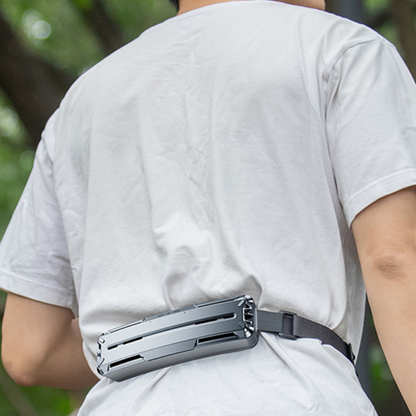 Wearable Waist Fan with 3-Speed Settings and 5000mAh Battery