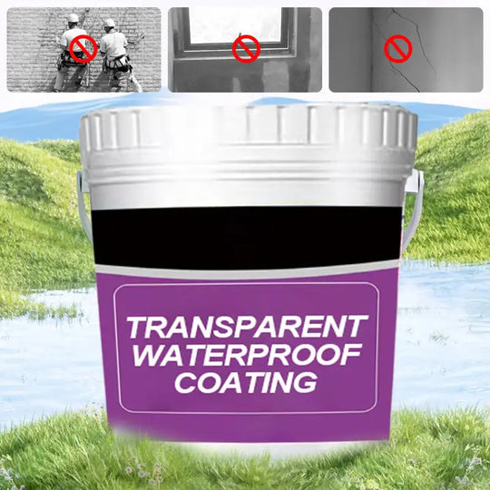 Transparent Crack Sealing Coating with Mold Resistant Formula for Walls and Floors