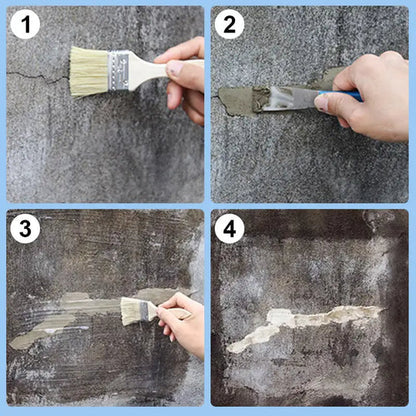 Transparent Crack Sealing Coating with Mold Resistant Formula for Walls and Floors