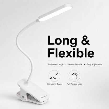LED Reading Lamp with Three Color Modes and Adjustable Brightness