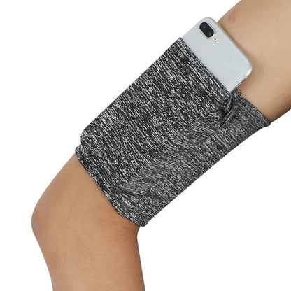 Elastic Arm Sleeve Phone Holder with Zipper Pocket for Running and Workout