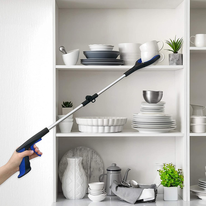 Reacher Grabber Tool with 90-Degree Rotating Head and Foldable Design