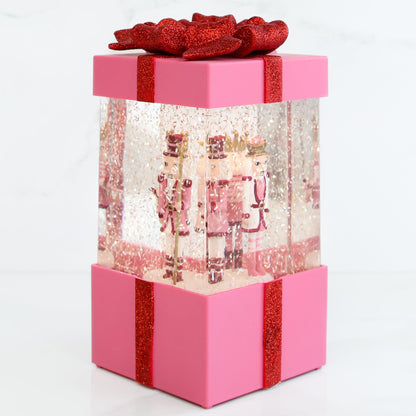 DOORBUSTER: Nutcracker Present Water Globe - Interior Delights
