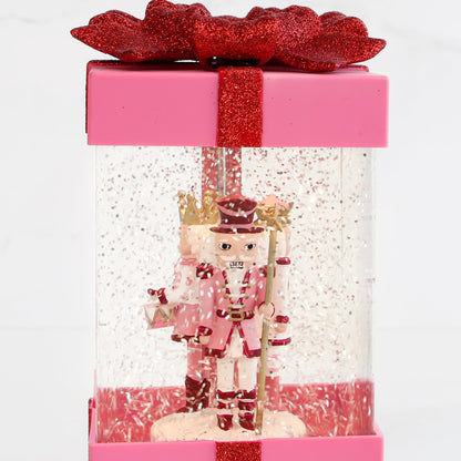 DOORBUSTER: Nutcracker Present Water Globe - Interior Delights
