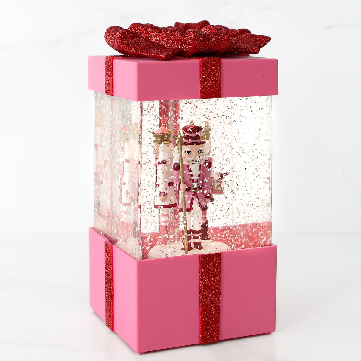 DOORBUSTER: Nutcracker Present Water Globe - Interior Delights