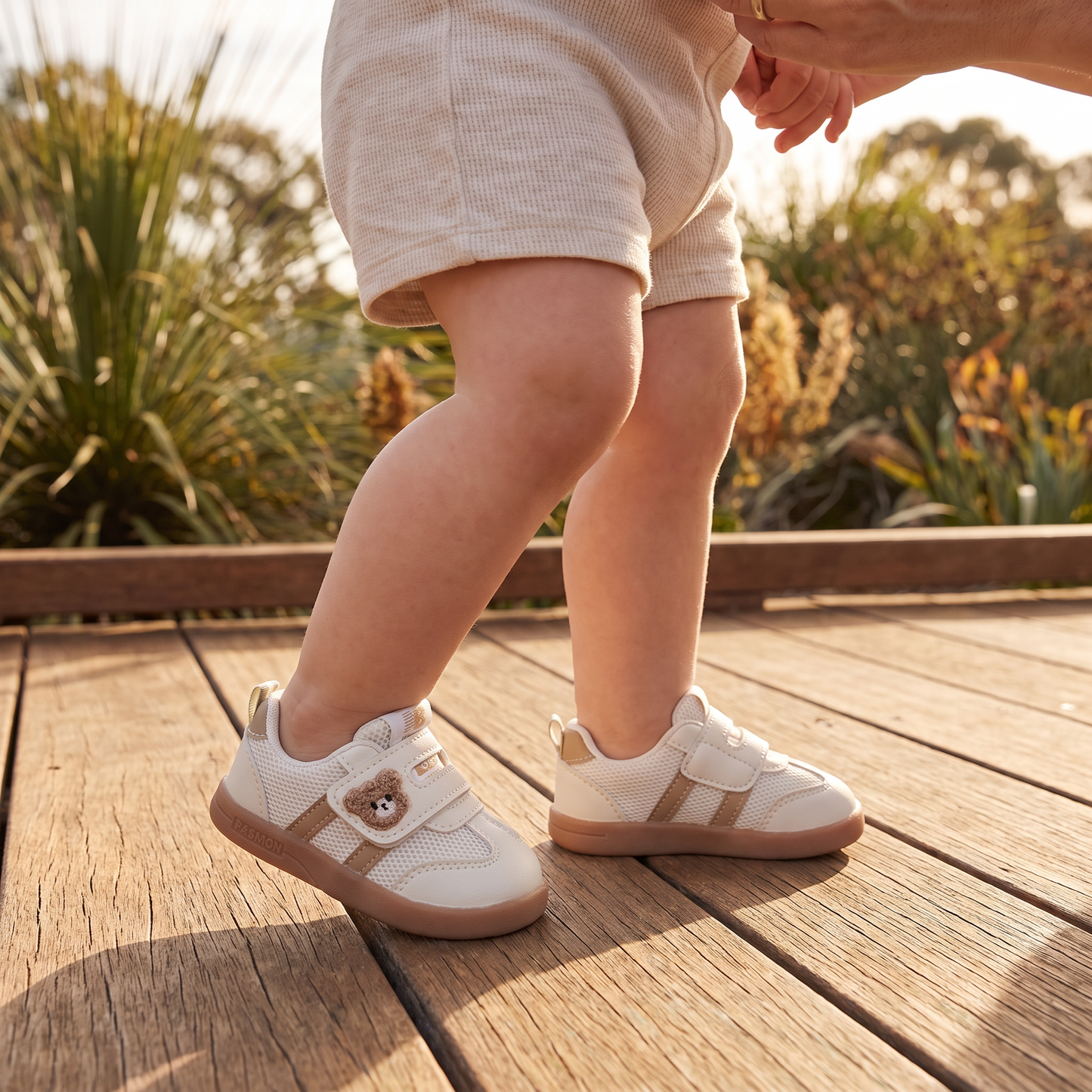 First Walker Shoes with Non-Slip Sole and Breathable Upper for Babies