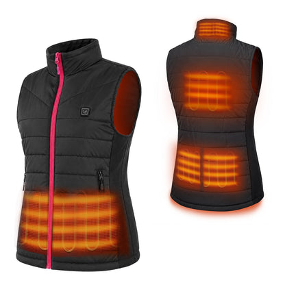 Women's Heated Vest with Six Heating Zones and Eight Hour Runtime