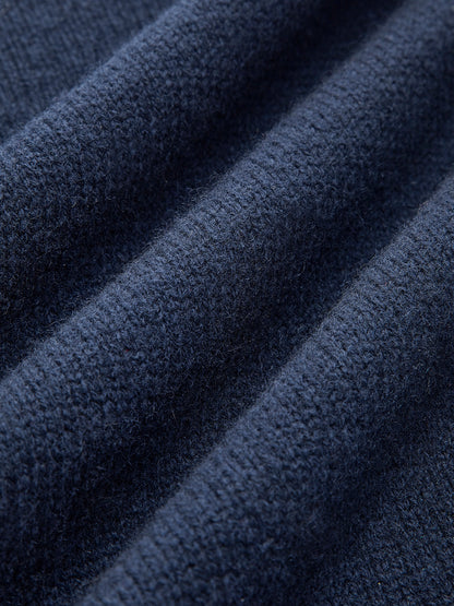 Button Front Shift Sweater with Metal Closures and Viscose Blend