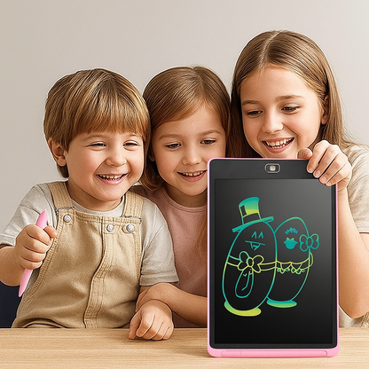 Writing Tablet with Pressure Sensitive Surface and One Button Erase for Kids