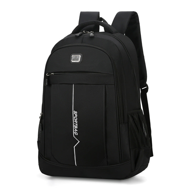 Travel Backpack with Built-In Charging Port and Padded Straps, Water Resistant