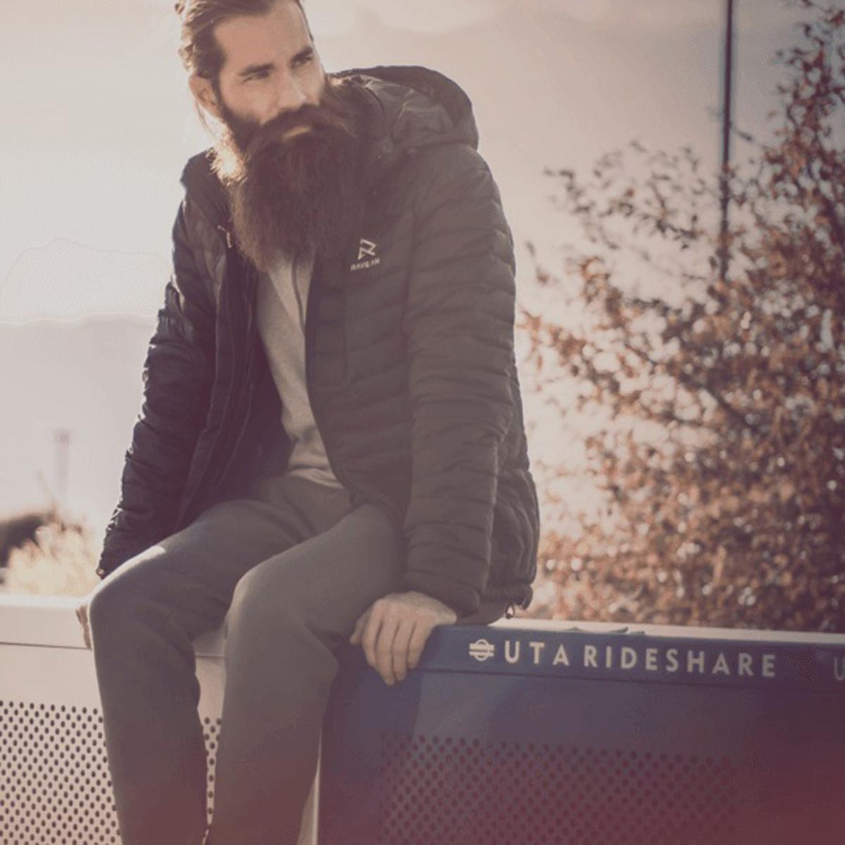 Down Jacket with 12V Heating System and Three Temperature Modes, Machine Washable