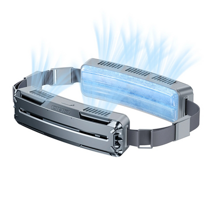Wearable Waist Fan with 3-Speed Settings and 5000mAh Battery