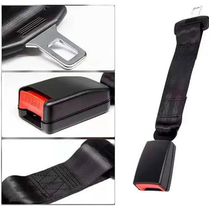Seat Belt Extender with 14-Inch Length and Metal Construction for Most Vehicles