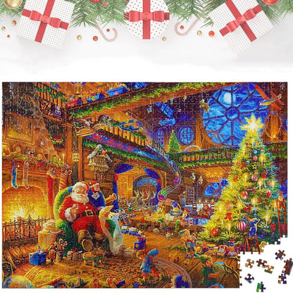 Daily Puzzle Advent Calendar with 1008 Pieces and Reference Poster