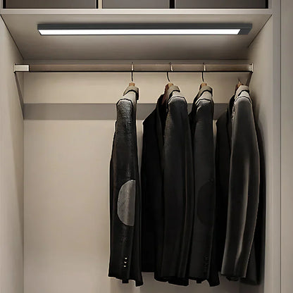 Motion Sensor Cabinet Light with Magnetic Mount and Adjustable Color Temperature, 9mm Slim