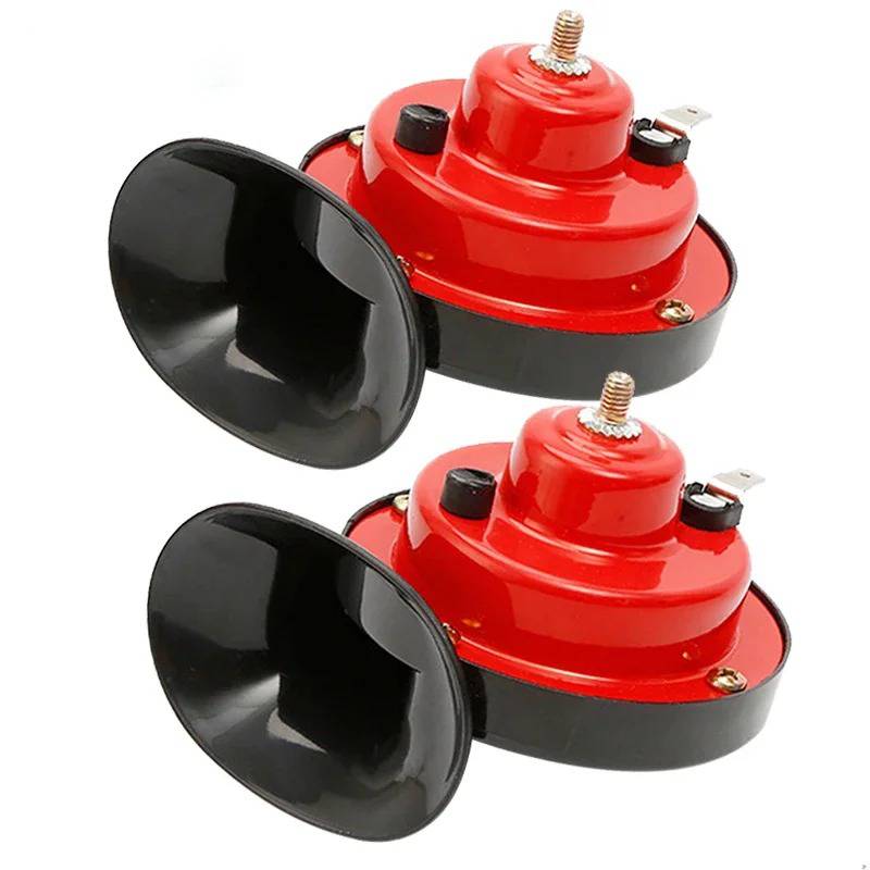 12V Dual Tone Train Horn with 300 Decibel Output and Snail Chamber Design