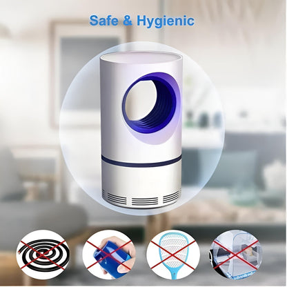 Mosquito and Fly Trap with UV LED Light and Vortex Fan System