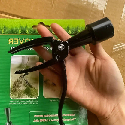 Standing Weed Puller with Pedal Mechanism and Stainless Steel Construction, Detachable