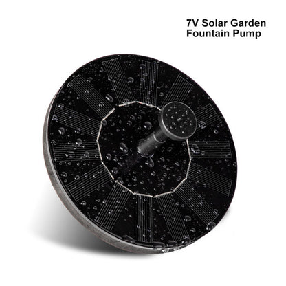 Floating Solar Fountain Pump with Multiple Spray Heads for Ponds and Pools