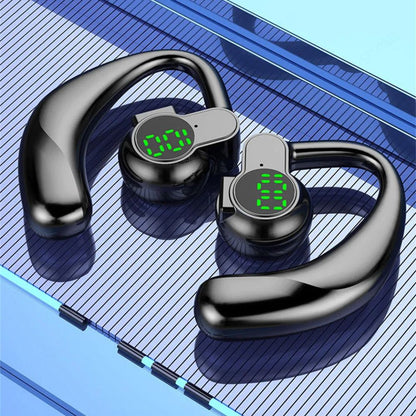 Air Conduction Headphones with Rotating Ear Hooks and Touch Controls, 20-Hour Battery