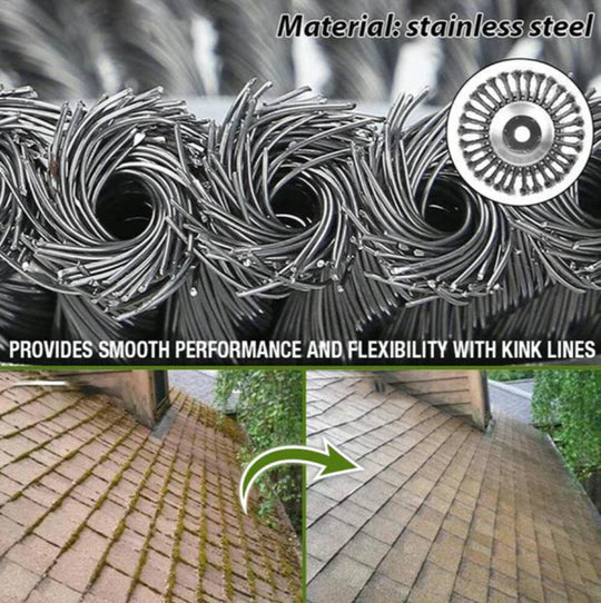 Carbon Steel Weed Brush Head with 360 Degree Cutting and Universal Trimmer Fit