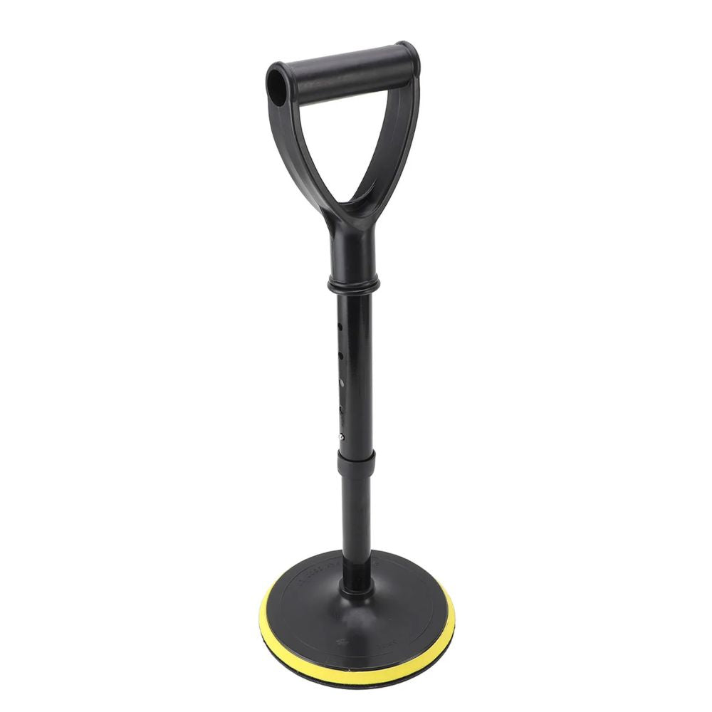 Adjustable Standing Support Handle with Molded Grip and Non-Slip Rubber Feet