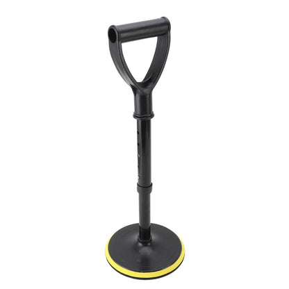 Adjustable Standing Support Handle with Molded Grip and Non-Slip Rubber Feet