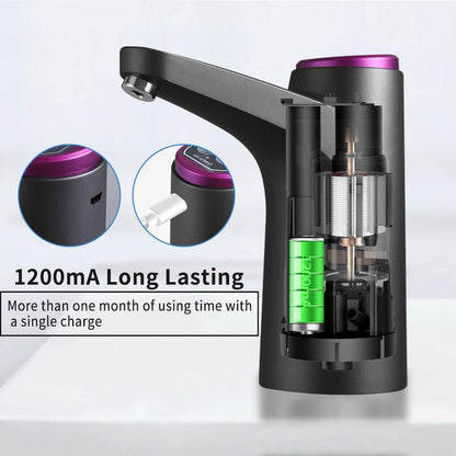 Motorized Water Bottle Pump with One Button Dispenser and Auto Shutoff for 2-5 Gallon Jugs