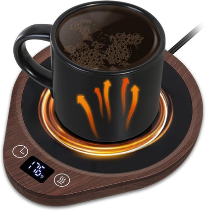 Beverage and Candle Warmer with Three Heat Settings and Auto Shutoff Timer