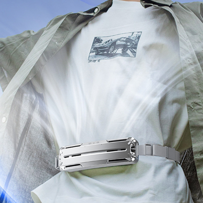 Wearable Waist Fan with 3-Speed Settings and 5000mAh Battery