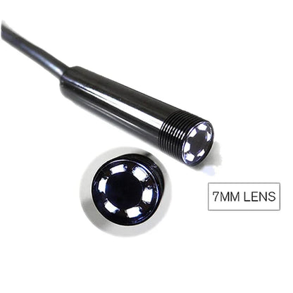 Inspection Camera with 5.5mm Slim Lens and Adjustable LED Lights for Pipes