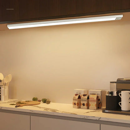 Motion Sensor Cabinet Light with Magnetic Mount and Adjustable Color Temperature, 9mm Slim