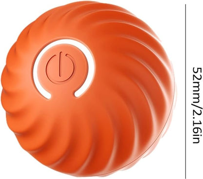 Automatic Rolling Dog Toy with Obstacle Sensor and 60-Minute Battery, Rechargeable All Vera Mart