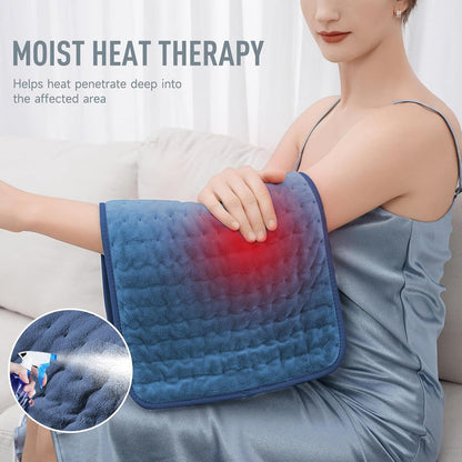 Electric Heating Pad with Six Temperature Settings and Auto Shutoff Timer