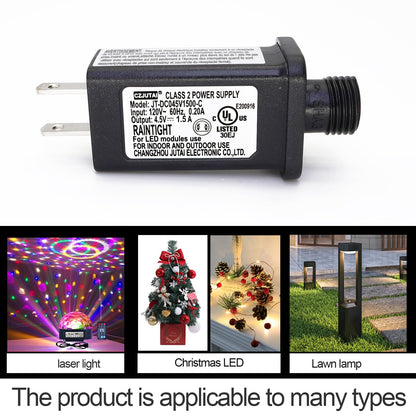 Outdoor Display Power Adapter with Weather Sealed Housing and 1.5A DC Output
