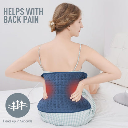 Electric Heating Pad with Six Temperature Settings and Auto Shutoff Timer