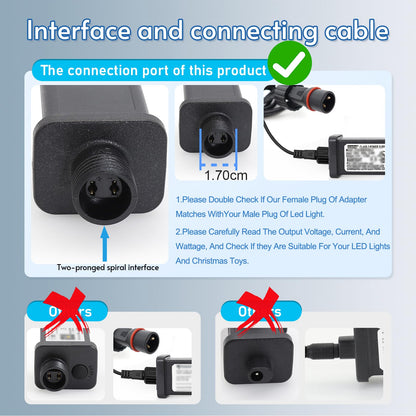 Outdoor Display Power Adapter with Weather Sealed Housing and 1.5A DC Output