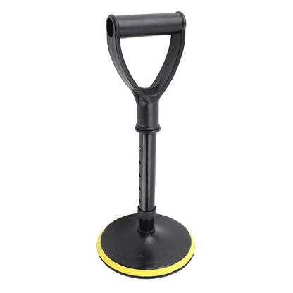 Adjustable Standing Support Handle with Molded Grip and Non-Slip Rubber Feet