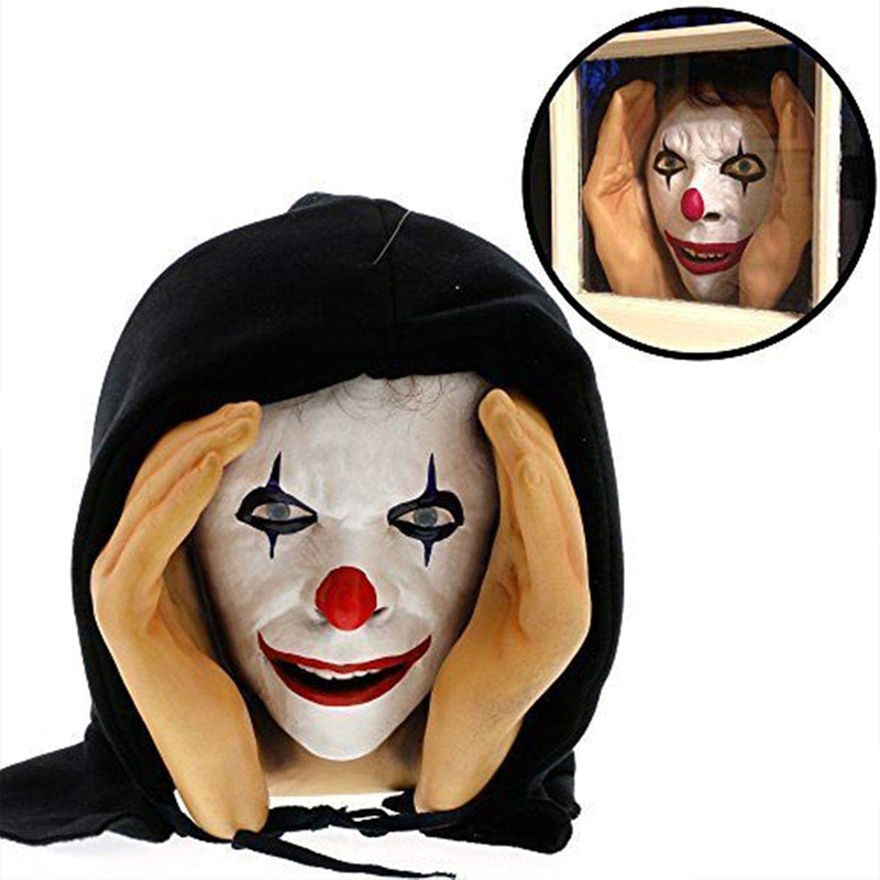 Window Peeper Halloween Decoration with Suction Cups and Latex Sculpting