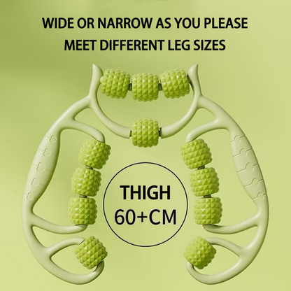 Leg Compression Wrap with 12 Massage Points and Adjustable Fit for Calves and Thighs
