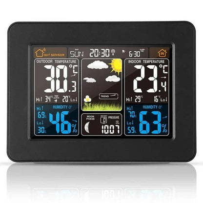 Weather Station with Wireless Sensor and Atomic Clock, Color LCD Display