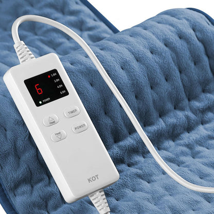 Electric Heating Pad with Six Temperature Settings and Auto Shutoff Timer
