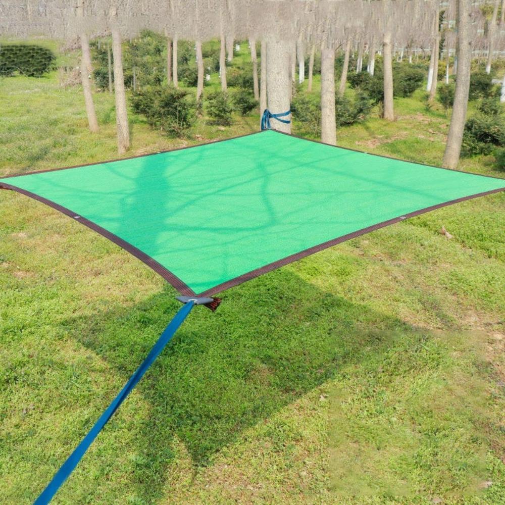 UV Block Mesh Shade Sail with Metal Grommets and Water Repellent Surface