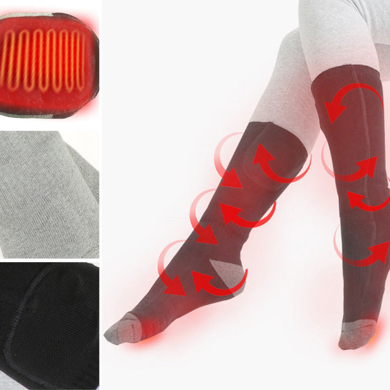 Rechargeable Heated Socks with Adjustable Temperature Control, 8-Hour Battery
