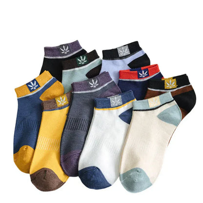 Men's Moisture Wicking Ankle Socks with Reinforced Heel and Toe, 20 Pair Pack