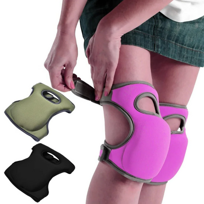 Gardening Knee Pads with EVA Foam Cushioning and Hook Loop Fasteners