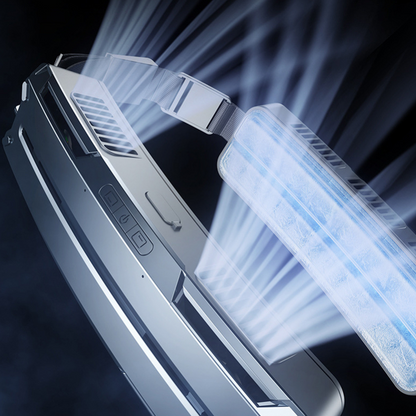 Wearable Waist Fan with 3-Speed Settings and 5000mAh Battery