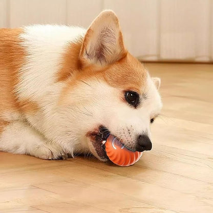 Automatic Rolling Dog Toy with Obstacle Sensor and 60-Minute Battery, Rechargeable All Vera Mart